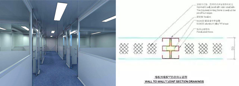 巖棉玻鎂夾芯板,凈化板材